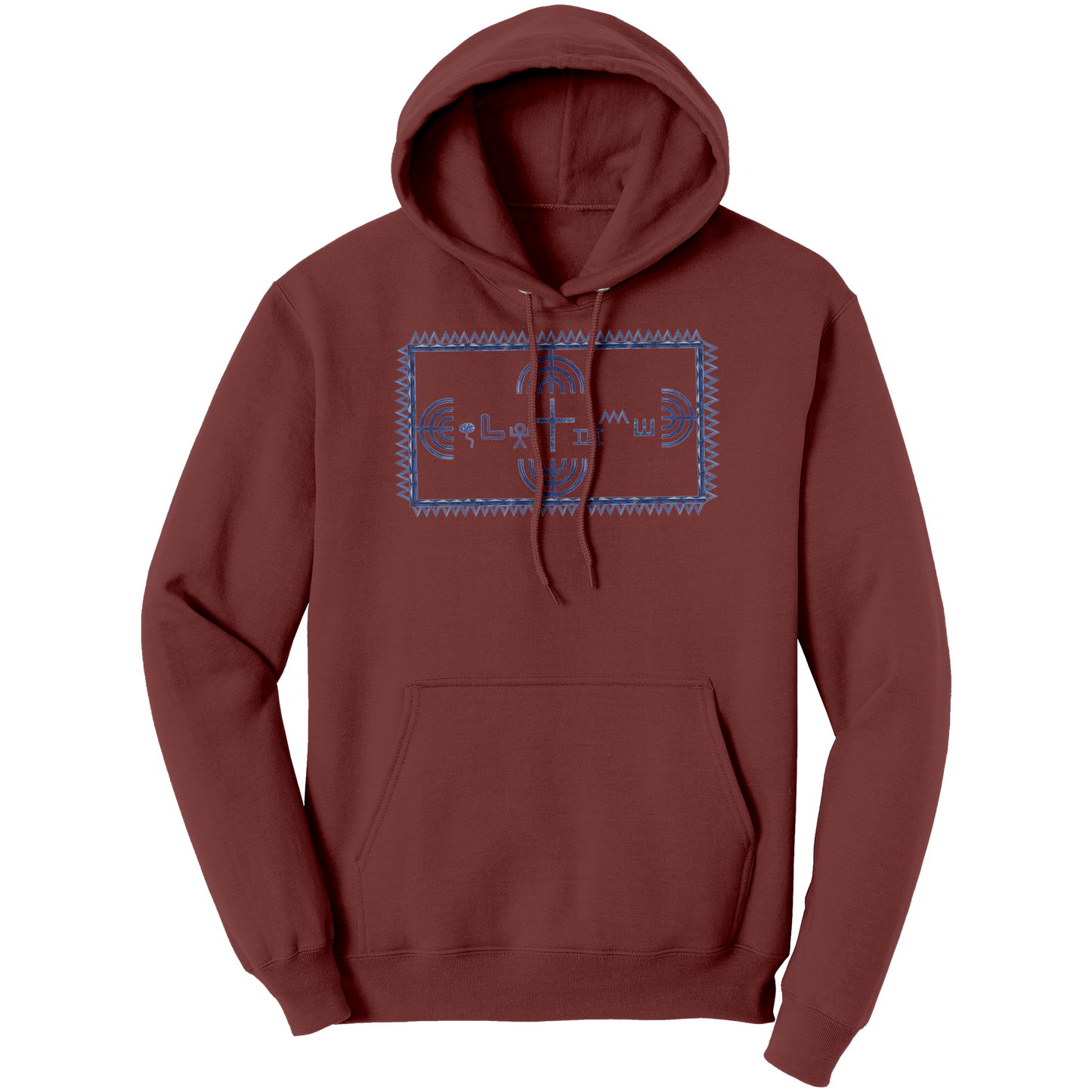 Custom_Heavenly_Name_Fleece_Hooded_Sweat_Maroon_Front_Mockup.png