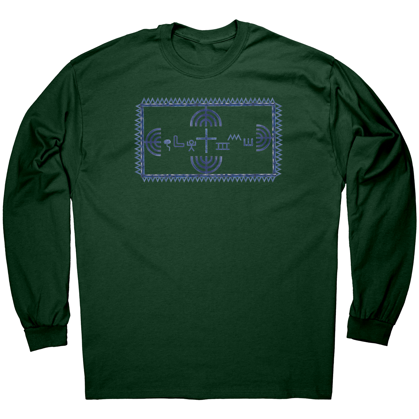 Custom_Heavenly_Name_Unisex_Long_Sleeve__Forest_Green_Mockup.png