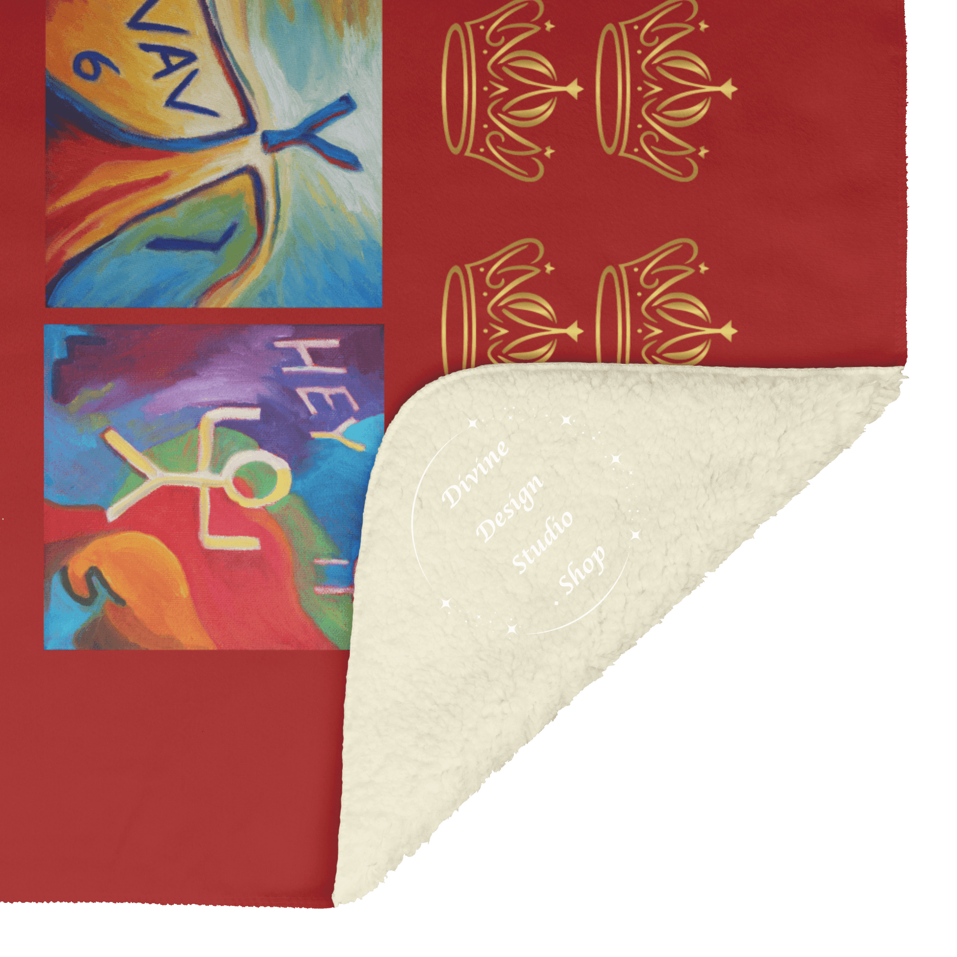 Divine_Gold_Crowns_Fleece_Blanket_-_YHVH_V_Blanket_Sherpa_Mockup.png