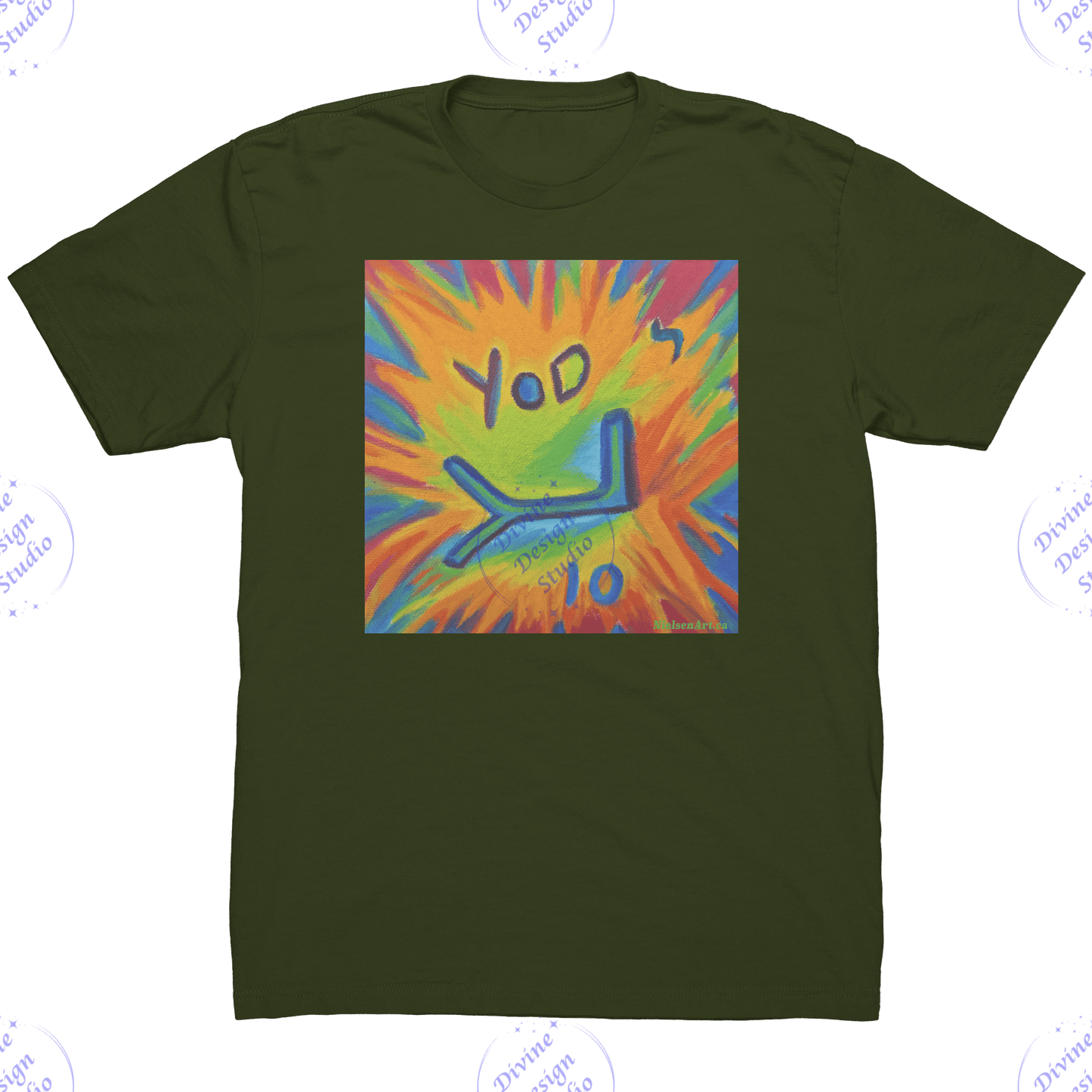 Mens_100_Cotton_Tee_with_Paleo_Hebrew__Military_Green_Mockup.png