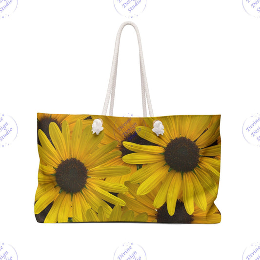 Photo Real Sunflowers on a large tote
