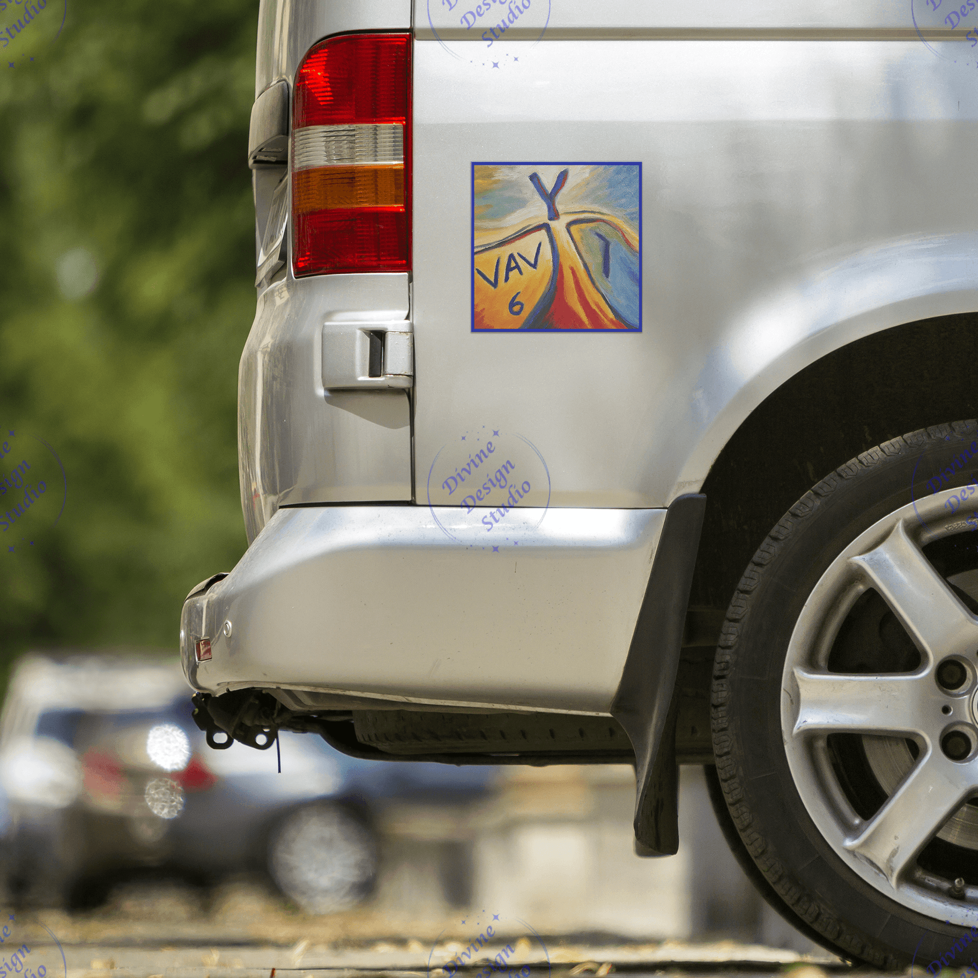 Vav_blue_425_SquareCarMagnet_Carside_Mockup.png