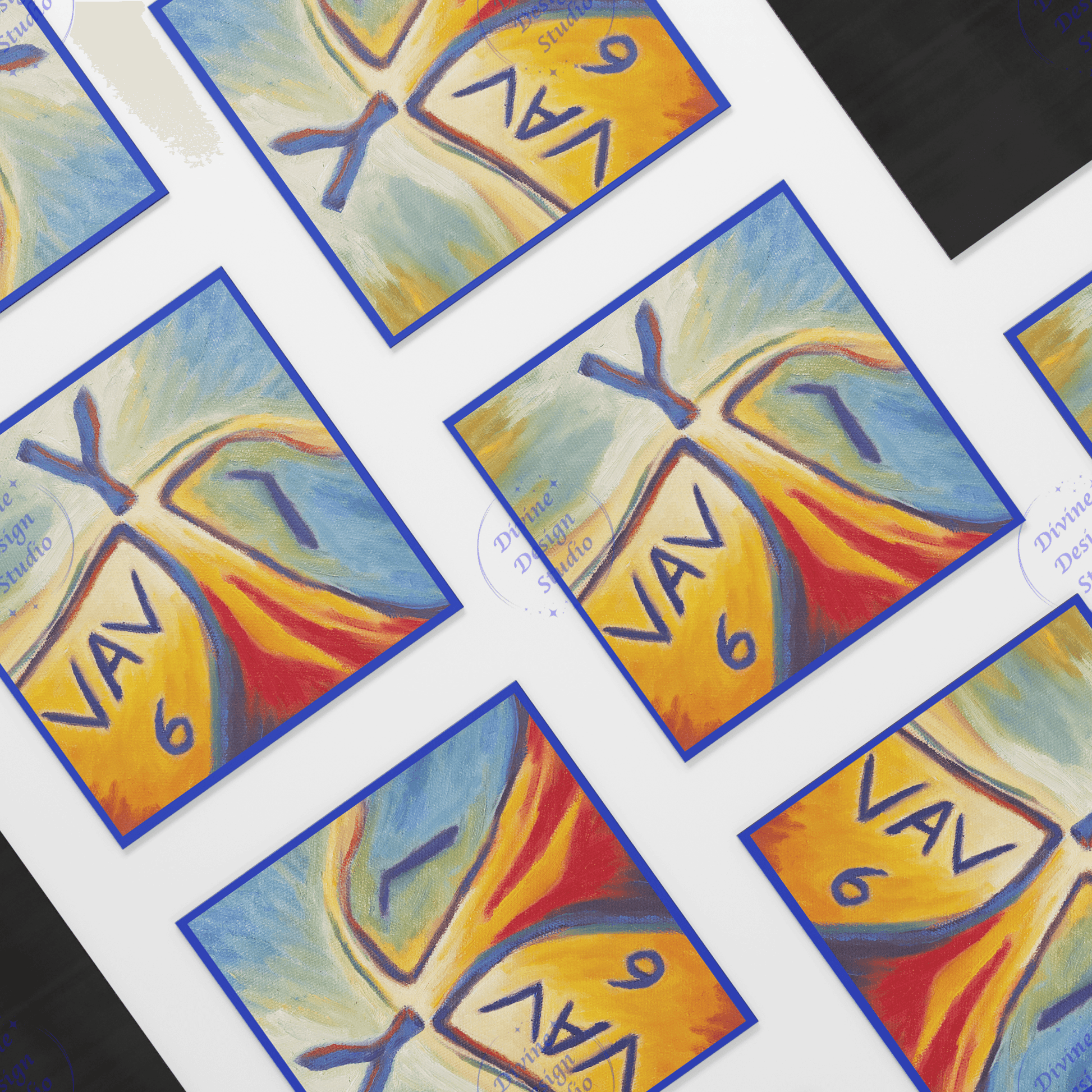 Vav_blue_425_SquareCarMagnet_Scattered_Mockup.png